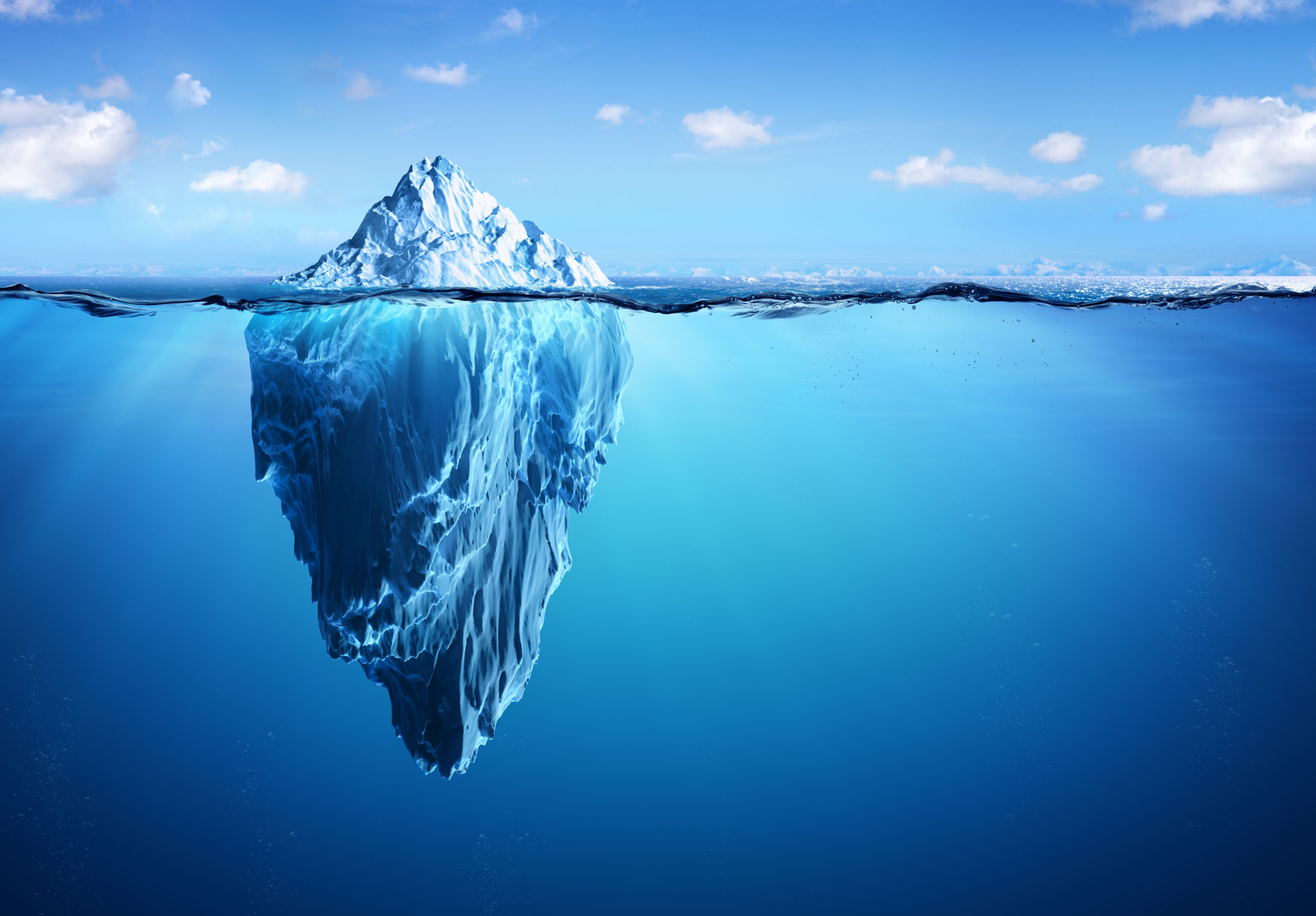 hypnose ericksonnienne image iceberg, subconscient